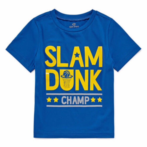 Primary image for Okie Dokie Boys T-Shirt Slam Dunk Champ Blue Size 4T  New