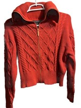 Marc New York Andrew Marc Women’s Size Small Full Zip Cowl Neck Sweater ... - $34.65