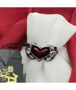 Alchemy Gothic R238 Little Devil Ring  England Red Heart Crystal sz6-9.5... - £19.87 GBP