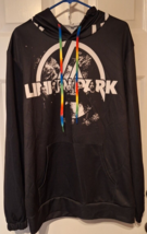 Linkin Park Rock Band Lightweight Polyester Hoodie  Double Sided Size Large - $32.98