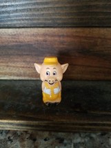 Cake Topper Walt Disney Yellow Pig From Three Little Pigs Pencil Vintage - $6.62