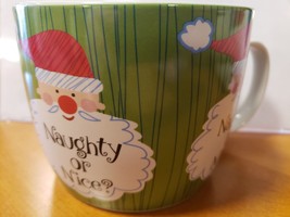 Santa Coffee Mug By Fabulous Home - Christmas Holiday - Naughty Or Nice? - £11.98 GBP