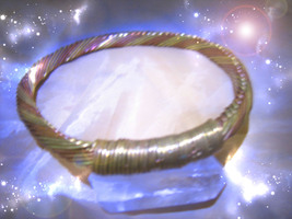  HAUNTED COPPER BRACELET LIGHT ENERGY MASTER HIGHEST LIGHT COLLECT MAGICK image 2