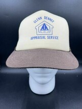 VTG Appraisal Service Trucker Hat ASA Mesh Johnson Caps Brown Snapback - $9.74