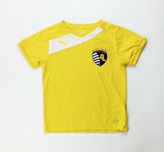 Puma Grand Ledge Santiago Soccer Club Jersey Shirt Youth S M L 655501 Yellow - $9.80