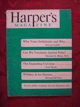 Harper&#39;s April 1951 Fred Hoyle Kay Boyle Peter De Vries Douglas Gorsline - £6.90 GBP