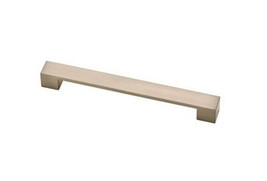 P28926-SN 7 9/16&quot; Satin NIckel Stratford Square Cabinet Drawer Pull - £15.05 GBP