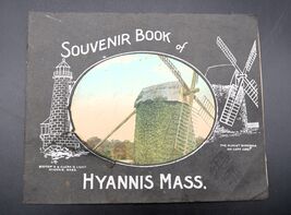 Vtg Souvenir Book of Hyannis MA Oldest Windmill on Cape Cod Bishop's &amp; C... - $24.99