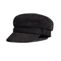 Black Japanese Suede Army Cap - £14.94 GBP