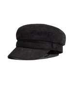 Black Japanese Suede Army Cap - $19.00