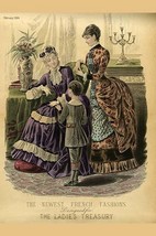 Newest French Fashions - 1884 by Warren #4 - Art Print - £16.44 GBP+