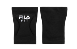 FILA Knee Pads Unisex Sportswear Knee Support Accessory 2pcs Black NWT - $23.31