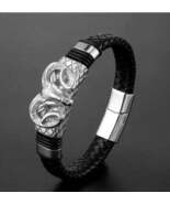 Men's Constellation Stainless Steel Braided Bracelet - $20.99