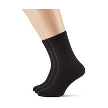 Jack and Jones Men&#39;s 3-Pack Cotton Fipo Calf Socks, Black, One Size  - $20.00