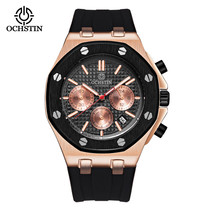  Men&#39;s Quartz Watch - Waterproof Chronograph Wristwatch LK684979685452 - £30.81 GBP