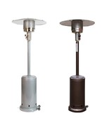 Patio Porch Deck Propane Heater Bronze Stainless w/Wheels Commercial Res... - £220.16 GBP