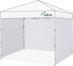 Acepic Instant Canopy Tent Sidewalls For 10X10 Pop Up Canopy 210D Waterproof, 3 - £45.69 GBP