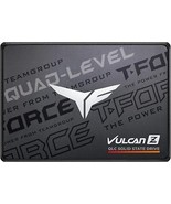 TEAMGROUP T-Force Vulcan Z 1TB SLC Cache 3D NAND QLC 2.5 Inch SATA III I... - $93.54