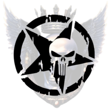 Skull Star Vinyl Decal Tactical Distressed Emblem for Car, Gear, Helmet,... - €3,40 EUR+