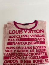 Louis Vuitton Medium Pink T-shirt Used Logo - £152.63 GBP