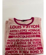 Louis Vuitton Medium Pink T-shirt Used Logo - £152.58 GBP