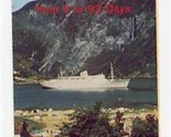 Carefree Cruises Brochure 1970-71 Norwegian America Line From 8 to 93 Days  - $17.82