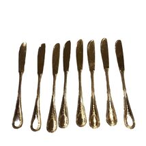 8 Knives Gold Colored - $12.01