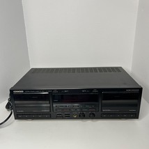 Kenwood Stereo Double Cassette Deck KX-W8040 For Parts Deck B Works - $51.98