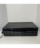 Kenwood Stereo Double Cassette Deck KX-W8040 For Parts Deck B Works - $51.98