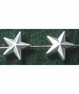 12mm x 13mm Pewter Star Beads (10) Lead-Safe! TEN BEADS (MFP-1579) - $1.78