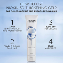 Nioxin 3D Styling Thickening Hair Gel, 5.1 fl oz image 5