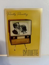 Sylouette Television 5.5” Postcard Print Ad Advertising Paper VINTAGE STYLE - £3.10 GBP