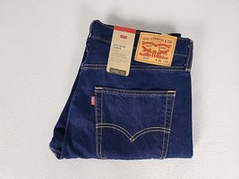 Levi&#39;s 512 Slim Fit Zip Fly Tapered Leg Denim Jeans 36X32 Men&#39;s Blue - $36.99