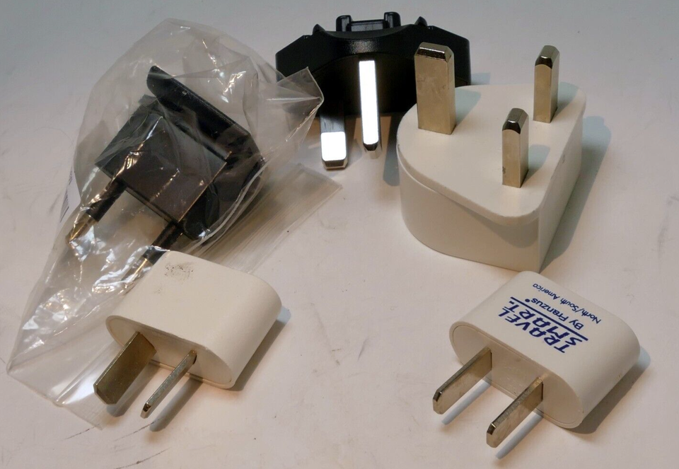 Travel Smart by Conair Adapter Plug for UK Australia Apple (pack of 5 lot) - $8.22