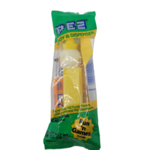 Jack in the Box PEZ Candy Dispenser Yellow Stem green Package Retired New - £2.76 GBP