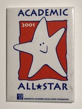 Minnesota Academic Excellence Foundation Academic All Star Pinback Butto... - $4.95