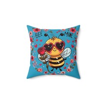 Whimsical Bee Love: Heartfelt Valentines Design with Floral Accents and Heart Su - $45.77+