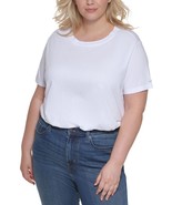 MSRP $60 Calvin Klein Trendy Plus Size T-Shirt Bodysuit White Size 1X (D... - $20.13 CAD