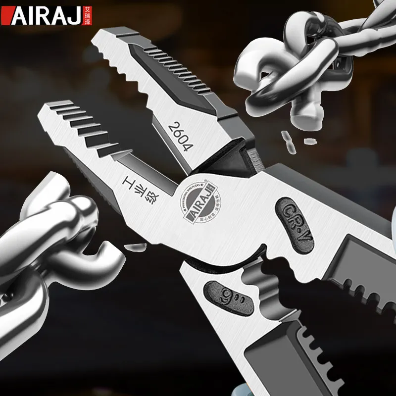 AIRAJ Multifunctional Universal Diagonal Pliers Heavy Plier Needle Nose Pliers - £18.06 GBP+