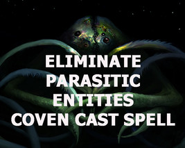 150,00X COVEN CAST ALLEVIATE & REMOVE  PARASITIC ENTITIES FULL COVEN HIGH MAGICK - £507.32 GBP