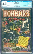 Horrors #13 (1953) CGC 3.0 -- Classic L. B. Cole horror cover; Star Publ... - £389.17 GBP