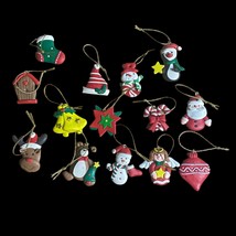 Lot of 14 Mini Foam Christmas Tree Decorations - $14.96