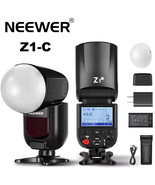 NEEWER Z1-C TTL Round Head Flash Speedlite With Magnetic Dome Diffuser - $187.11