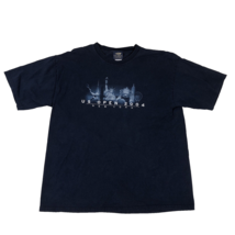 Vintage 2004 US Open Tennis Champioinship Navy Blue T Shirt Men&#39;s Size X... - $24.74