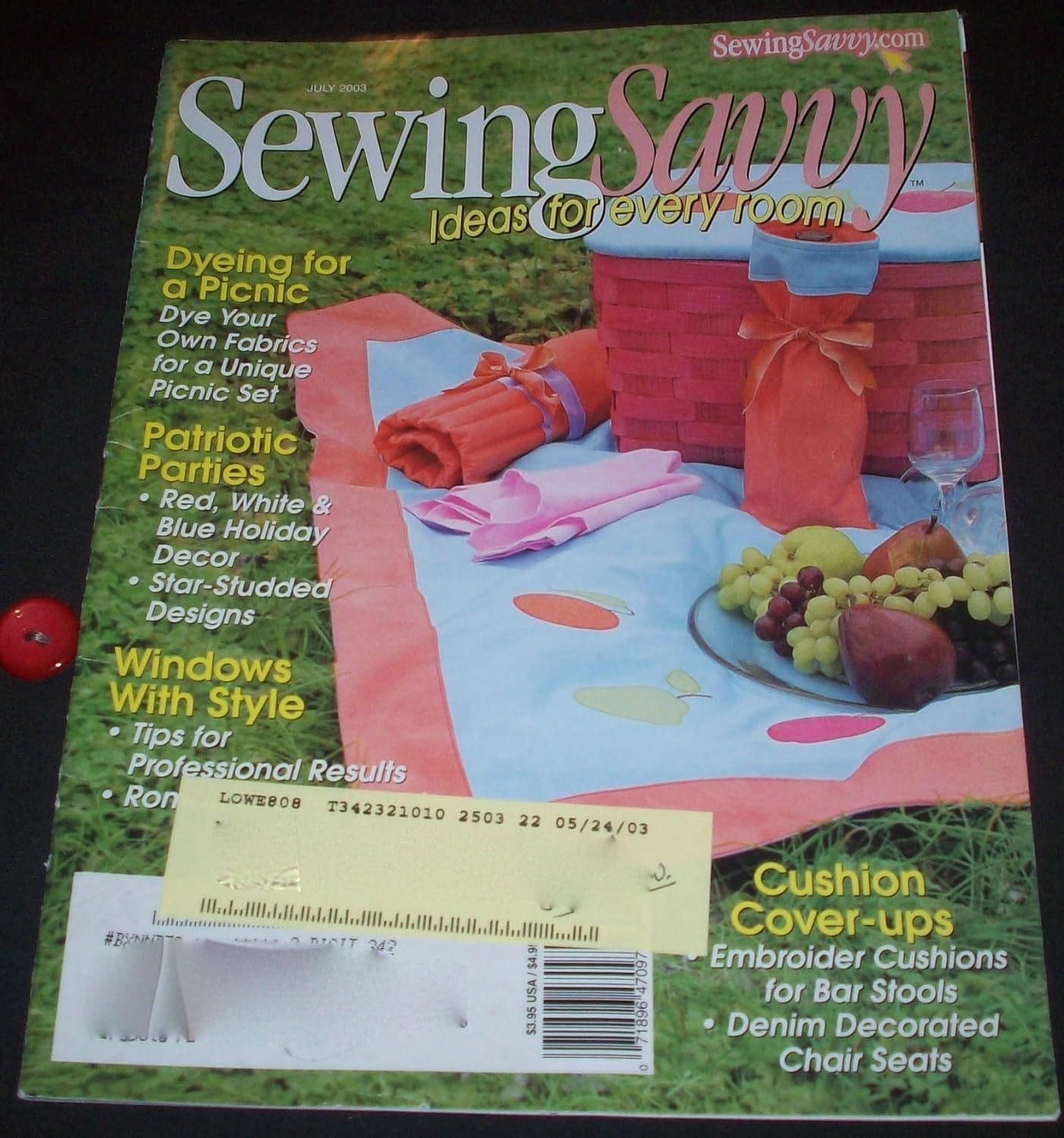 Primary image for Sewing Savvy, July 2003