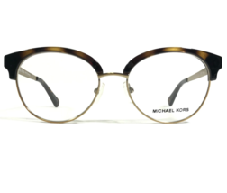 Michael Kors Eyeglasses Frames MK 3013 Anouk 1157 Tortoise Gold Round 52-17-135 - $60.56