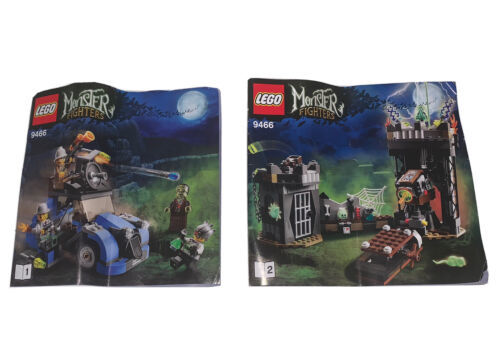 LEGO Monster Fighters Crazy Scientist & His Monster #9466 Manuals Only 2012 - $22.53