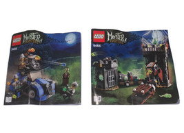LEGO Monster Fighters Crazy Scientist &amp; His Monster #9466 Manuals Only 2012 - £17.65 GBP