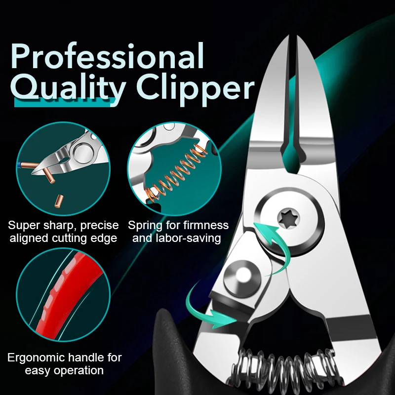 House Home 1Pcs Ingrown Toenail Clippers Professional Curved Blade For Paronychi - £26.05 GBP