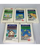 VTG LOT 5 TEXAS INSTRUMENT HOME COMPUTER APPLICATIONS SOFTWARE  1981 - $622.68 MXN